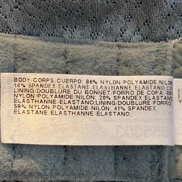 36C Wacoal Back Appeal & Side Smoothing Blue-Green, Dots w/Sheen Lace Bra 855303 - Picture 10 of 12